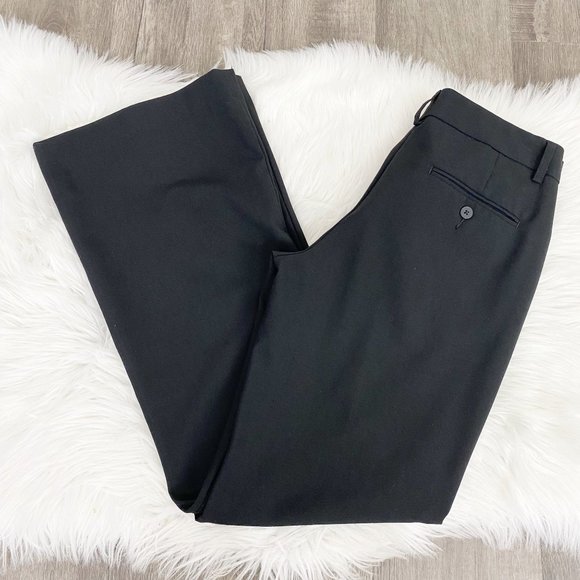 Express Pants - Express Editor 6 Black Wide Leg Dress Pants Trousers Career